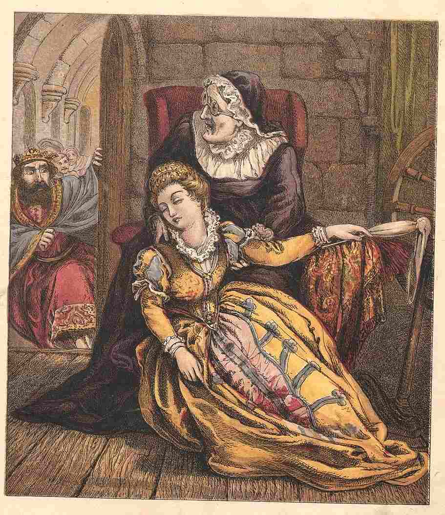 La belle tombe endormie Illustration d'un livret pour enfants