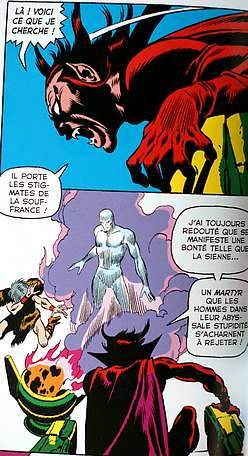 le diable de Stan-lee dessin de la BD de Stan-lee